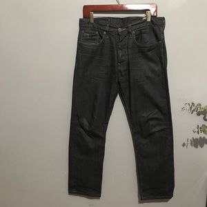 G Star 3301 Straight Jeans Size 31 Blue Italy